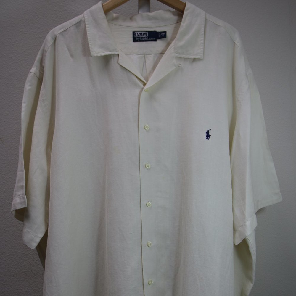 Ralph Lauren Men's Button-Down Linen Shirt